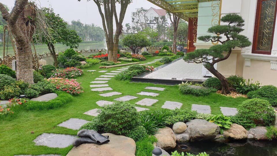 Thiết kế thi công sân vườn ở Bình Thạnh TPHCM